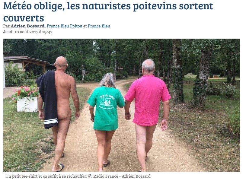 Capture d'�cran du site France Bleu Poitou