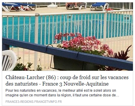 Capture d'�cran du site de France 3